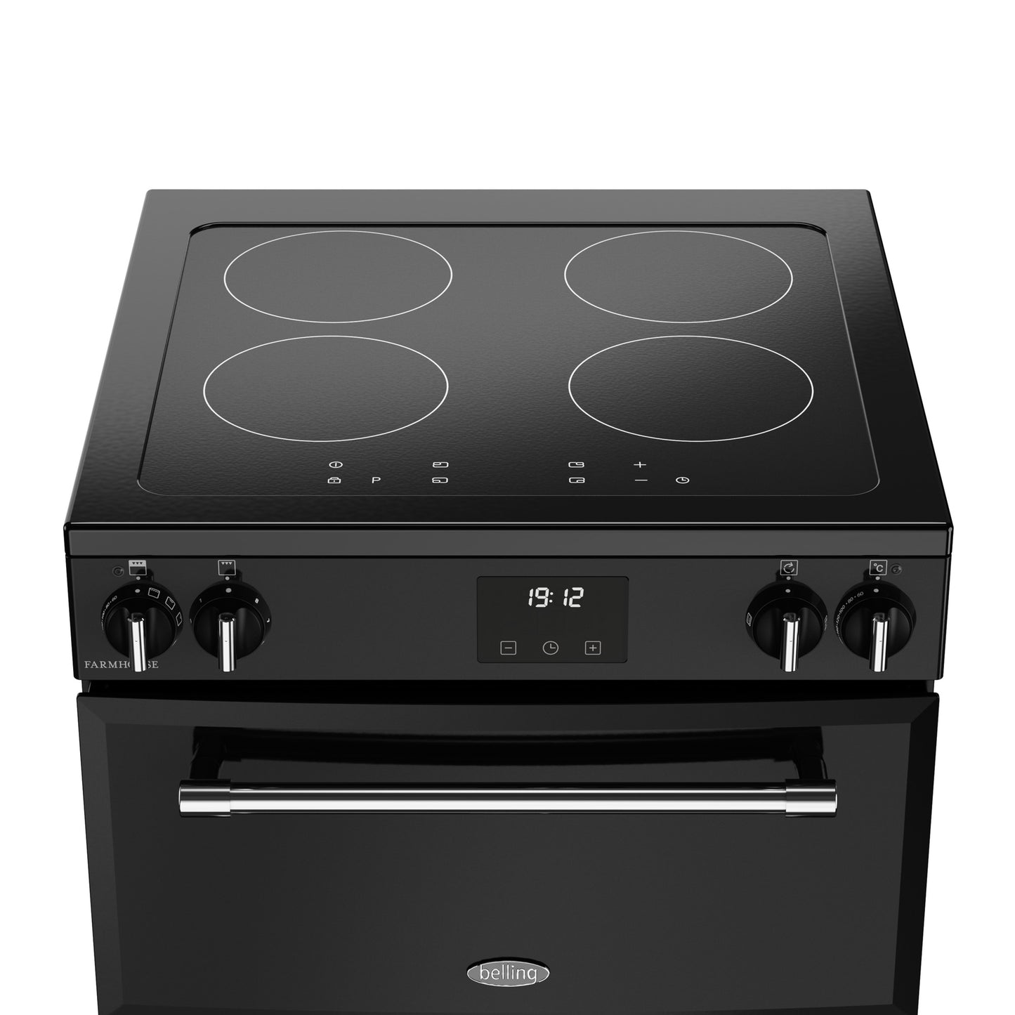 Belling Mini 60cm Black Farmhouse Induction Range Cooker