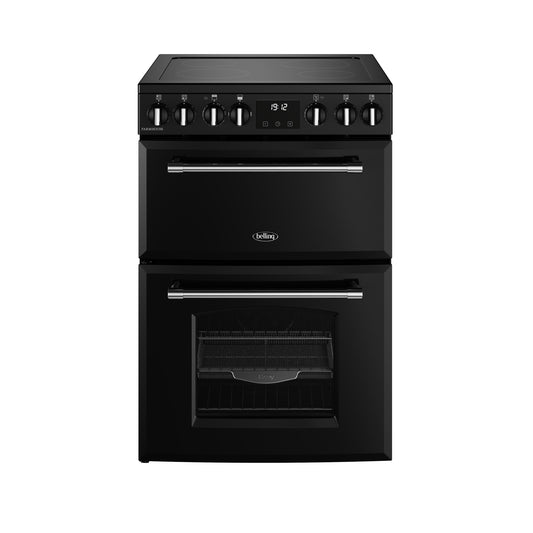 Belling Mini 60cm Black Farmhouse Electric Range Cooker