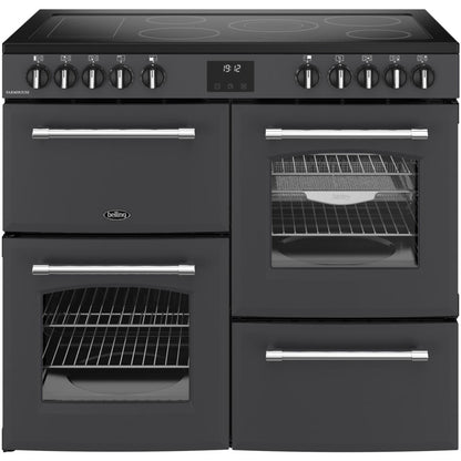 Belling Farmhouse 100E Anthracite Electric Range Cooker