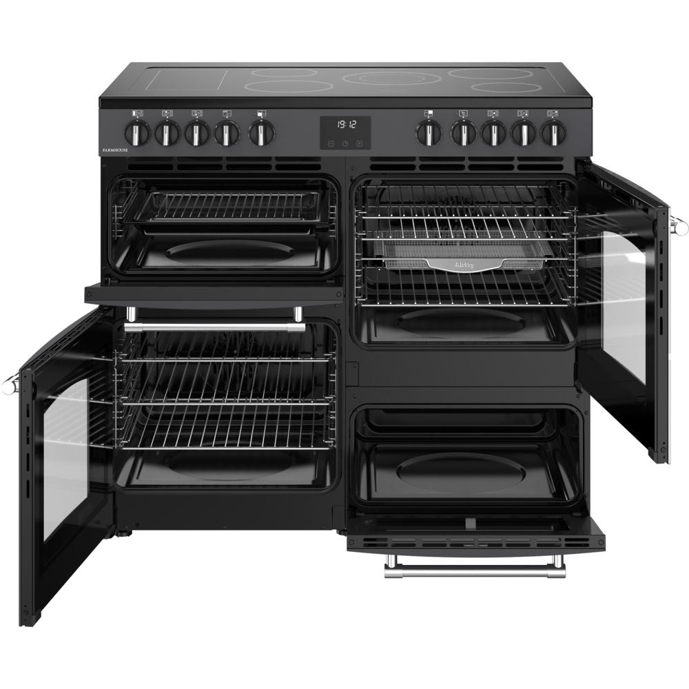 Belling Farmhouse 100E Anthracite Electric Range Cooker