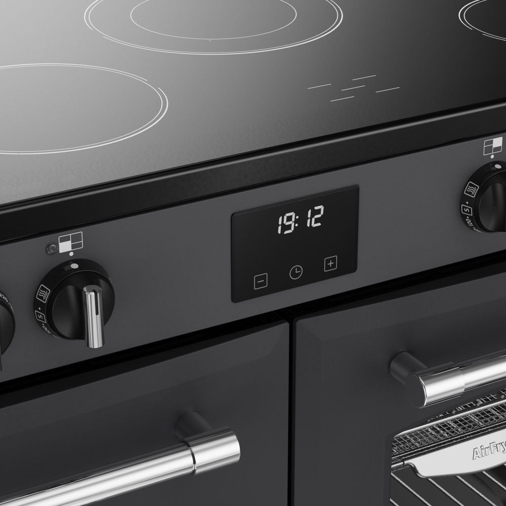 Belling Farmhouse 100E Anthracite Electric Range Cooker