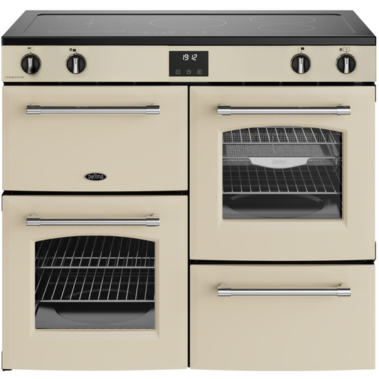 Belling Farmhouse 100Ei Cream Induction Range Cooker