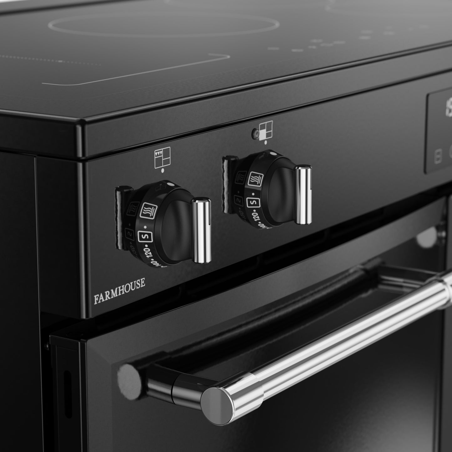 Belling Farmhouse 100Ei Black Induction Range Cooker