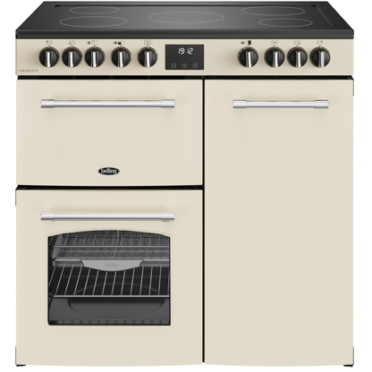 Belling Farmhouse 90E Cream All Electric Range Cooker