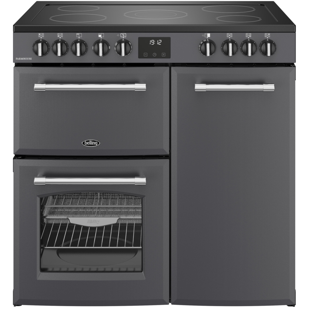 Belling Farmhouse 90E Anthracite All Electric Range Cooker