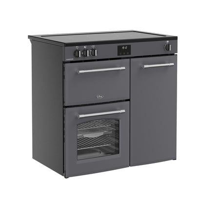 Belling Farmhouse 90Ei Anthracite Induction Range Cooker