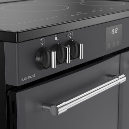 Belling Farmhouse 90Ei Anthracite Induction Range Cooker