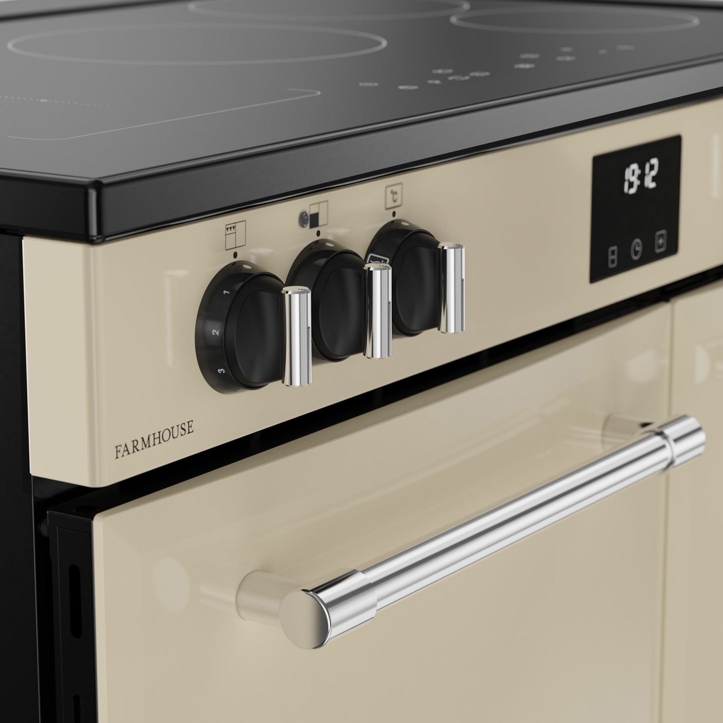 Belling Farmhouse 90Ei Cream Induction Range Cooker