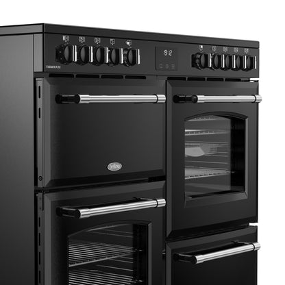 Belling Farmhouse 110E Black Electric Range Cooker