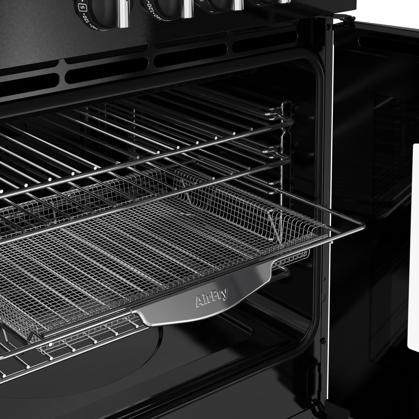 Belling Farmhouse 110E Black Electric Range Cooker