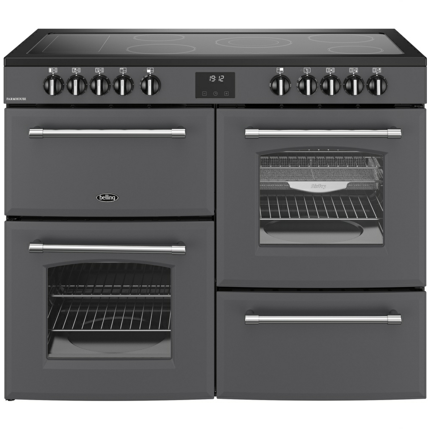 Belling Farmhouse 110E Anthracite Electric Range Cooker