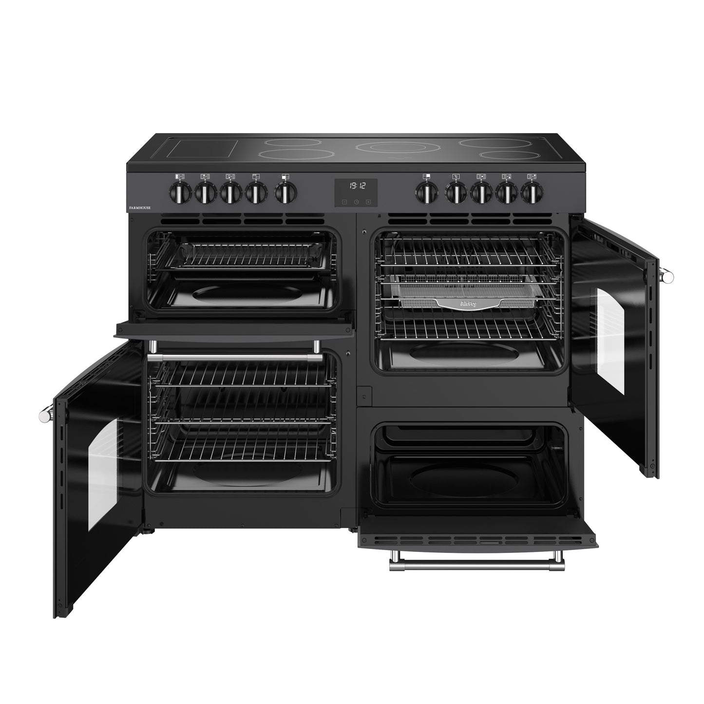Belling Farmhouse 110E Anthracite Electric Range Cooker