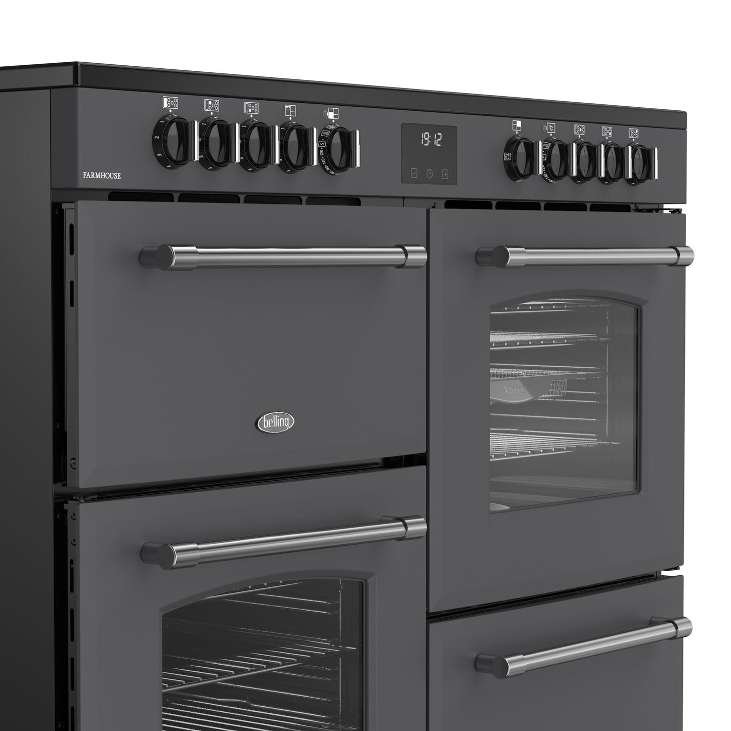 Belling Farmhouse 110E Anthracite Electric Range Cooker