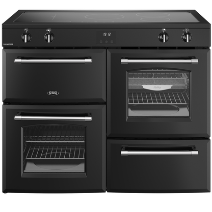 Belling Farmhouse 110Ei Black Induction Range Cooker