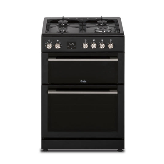 Creda C60DFDOA 60cm Anthracite Double Oven Dual Fuel Cooker