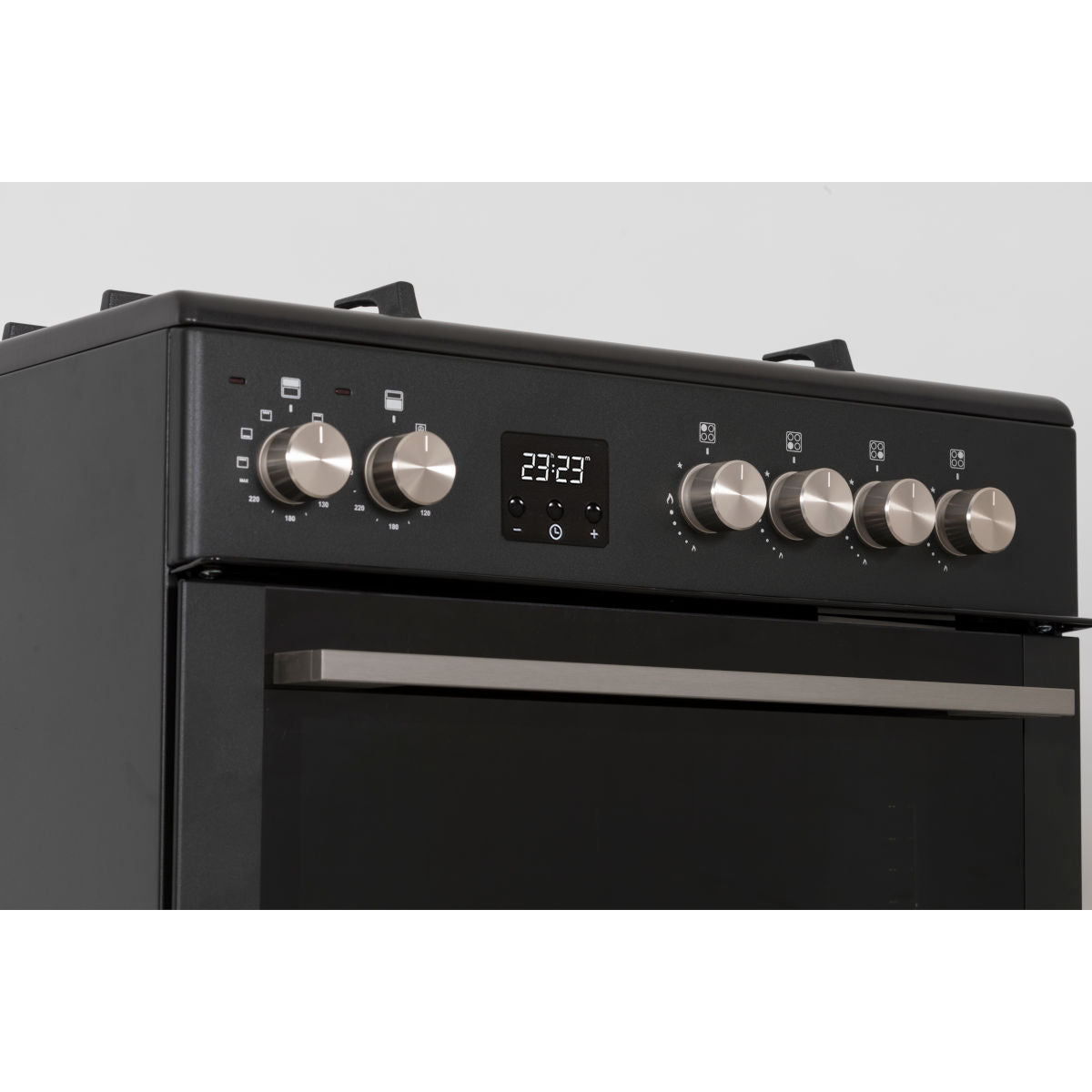 Creda C60DFDOA 60cm Anthracite Double Oven Dual Fuel Cooker