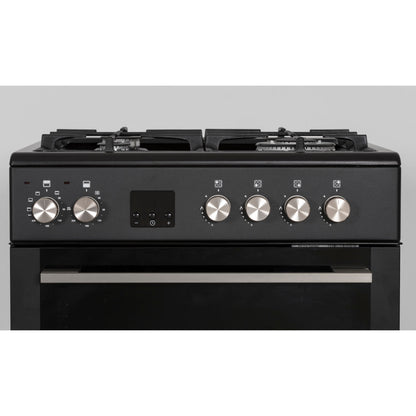 Creda C60DFDOA 60cm Anthracite Double Oven Dual Fuel Cooker