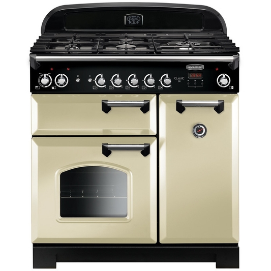 Rangemaster CLA90DFFCR/C Classic Cream Dual Fuel Range Cooker