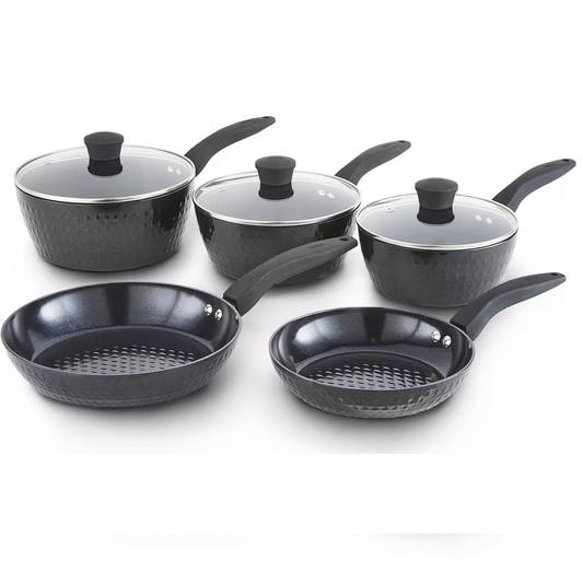 Tower T900130 5 Piece Black Induction Pan Set