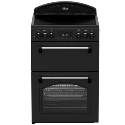 Leisure CLB60ECK Black 60CM Mini Range Electric Cooker