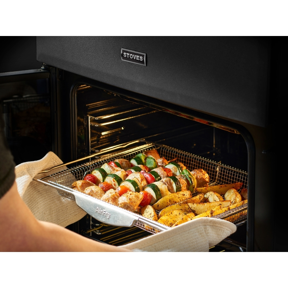 Stoves Richmond Deluxe 90EI Garnet Red Induction Range Cooker With 4 Ovens