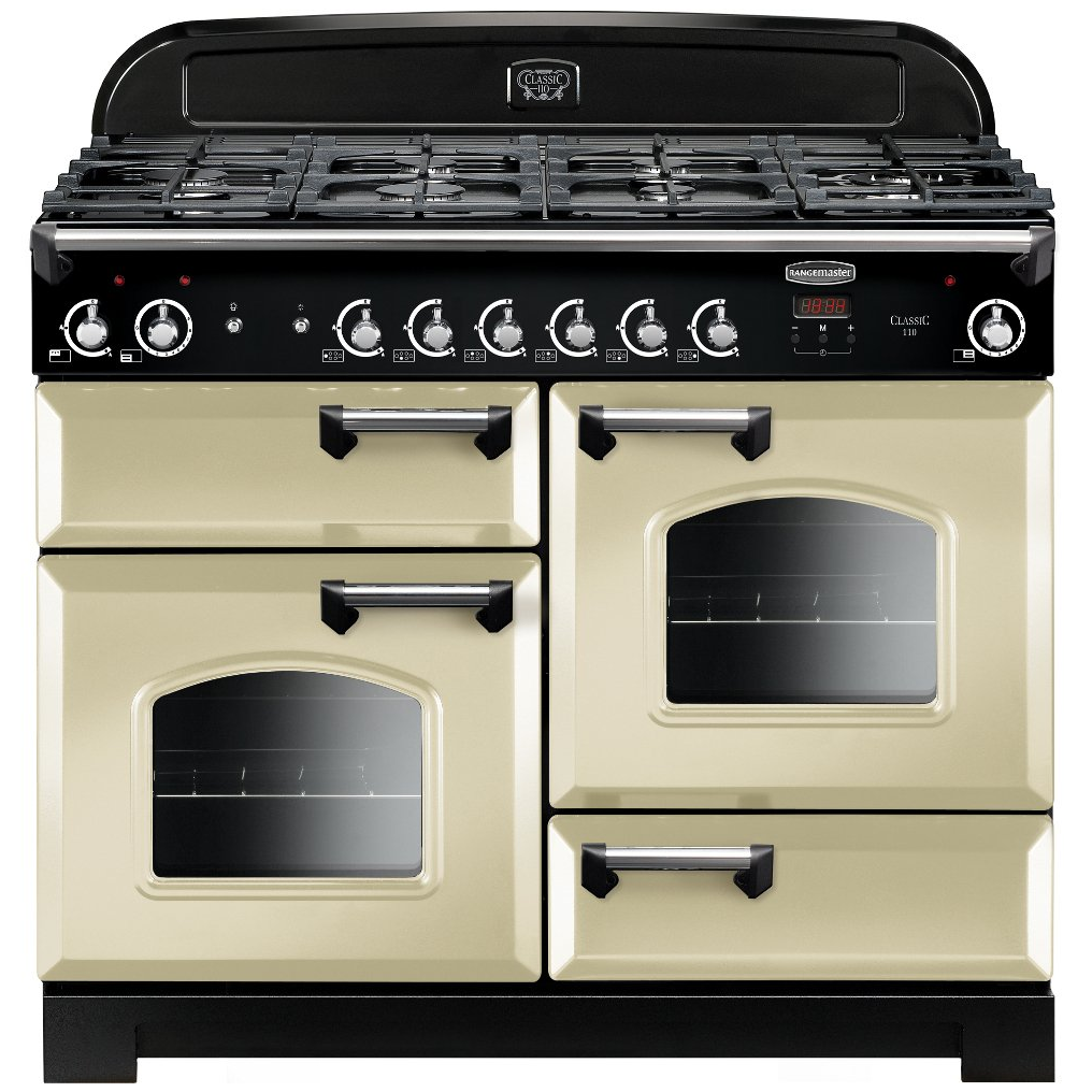 Rangemaster CLA110NGFBL/C Classic Cream All Gas Range Cooke