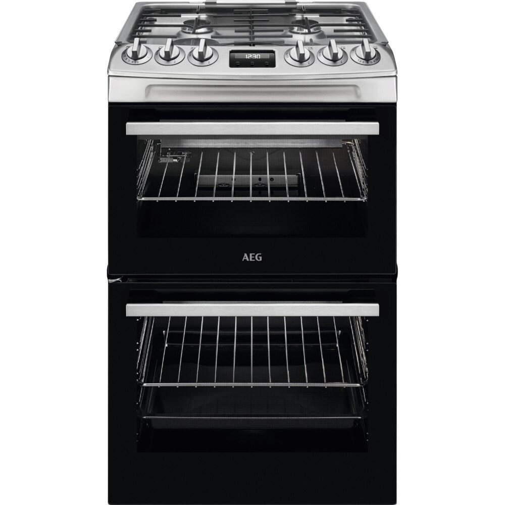 AEG CGX1130ACM 55CM 60cm Gas Double Oven Cooker
