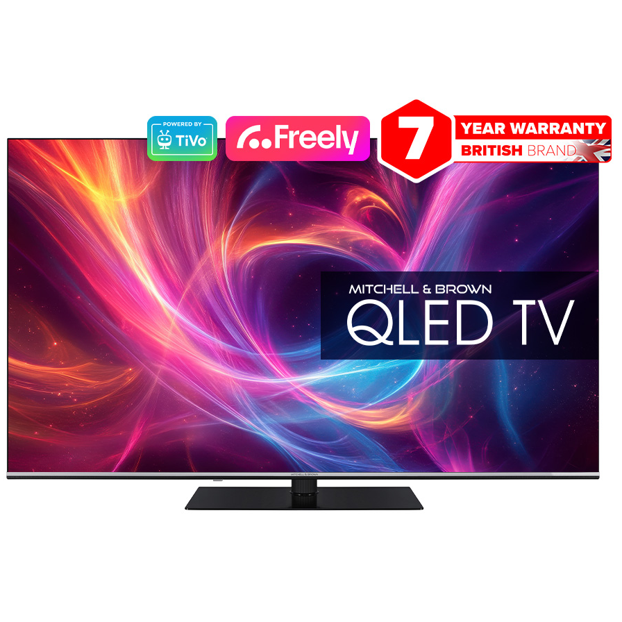 Mitchell & Brown JB65Q1811 65" Tivo Smart ( Freely ) 4K QLED Television With Swivel Stand