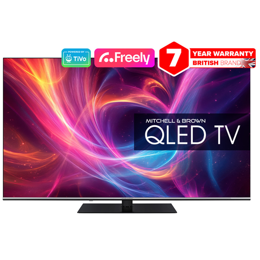 Mitchell & Brown JB65Q1811 65" Tivo Smart ( Freely ) 4K QLED Television With Swivel Stand