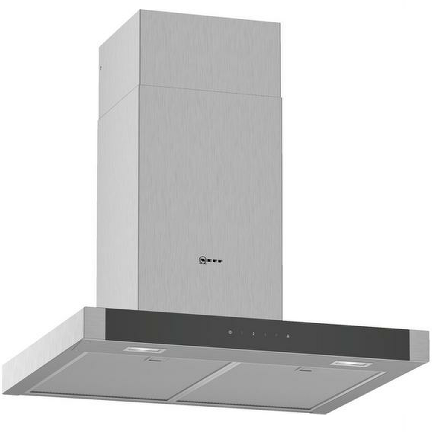Neff D64BHM1N0B N50 60cm Stainless & Black Extractor With LED Lighting