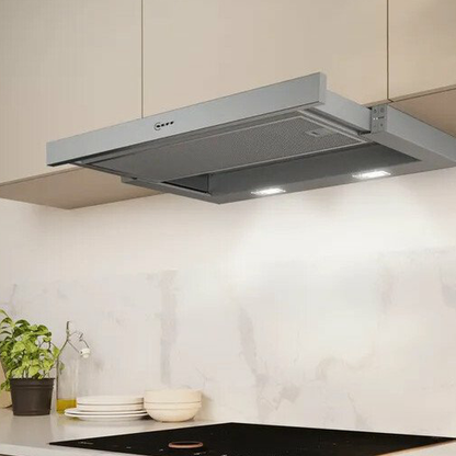 Neff D46ED22N1B N50 60cm Stainless Extractor With LED Lighting