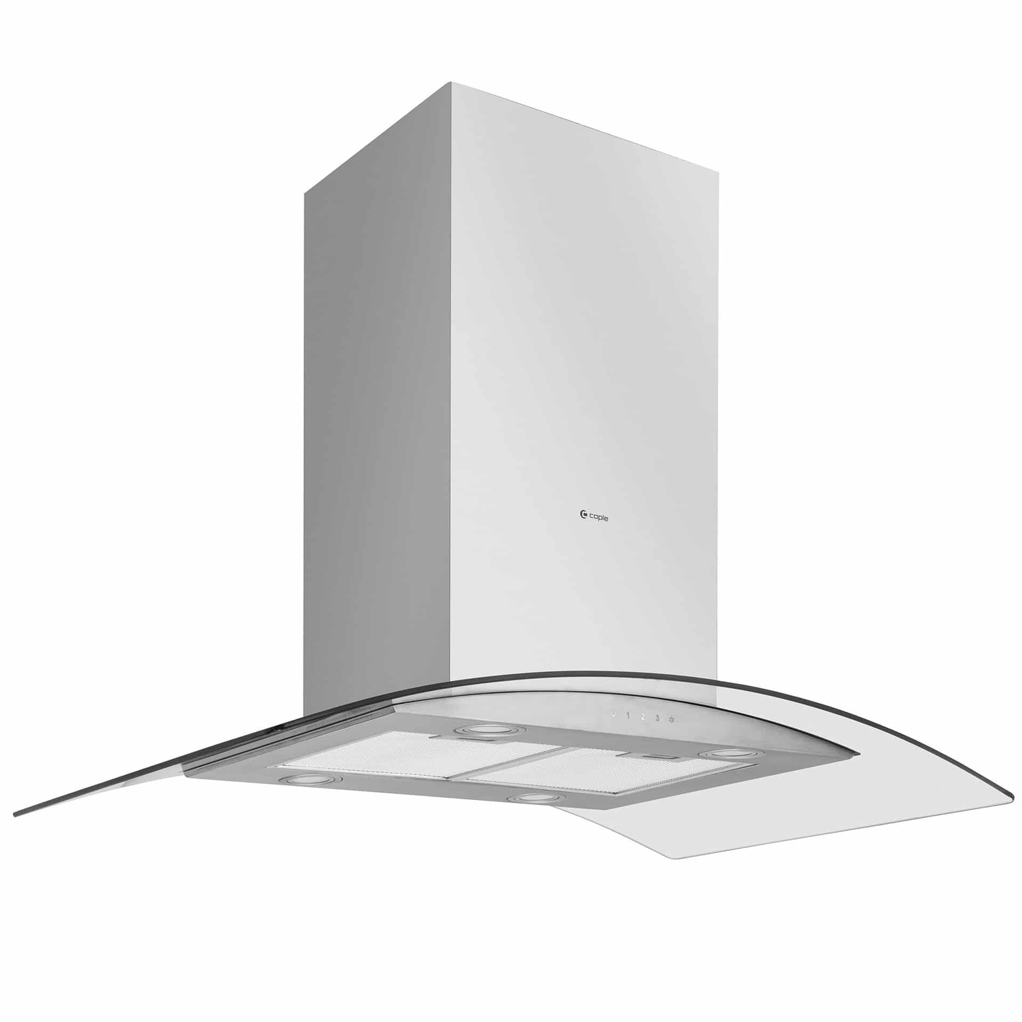 Caple CGI921 90cm Stainless Island Extractor With LED Lighting