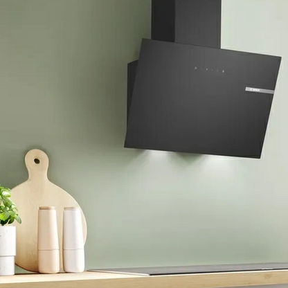 Bosch  DWK65DK60B 60cm Black Angled Extractor With LED Lighting