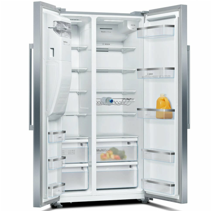 Bosch KAD93AIERG Series 6 American Style Plumbed Water & Ice On Door