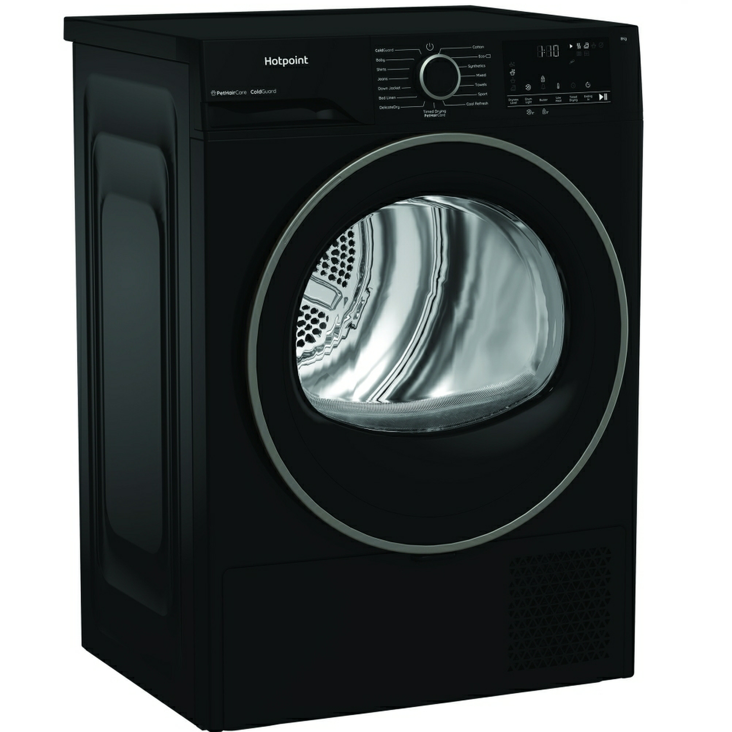 Hotpoint CHSD82MBBUK 8KG Black Heat Pump Tumble Dryer With Cold Guard