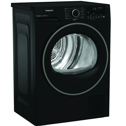 Hotpoint CHSD82MBBUK 8KG Black Heat Pump Tumble Dryer With Cold Guard