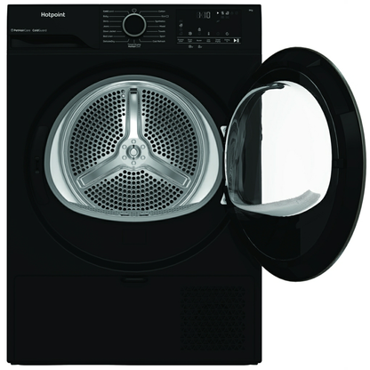 Hotpoint CHSD82MBBUK 8KG Black Heat Pump Tumble Dryer With Cold Guard