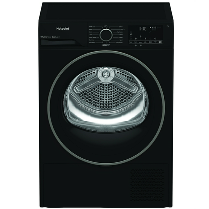 Hotpoint CHSD82MBBUK 8KG Black Heat Pump Tumble Dryer With Cold Guard