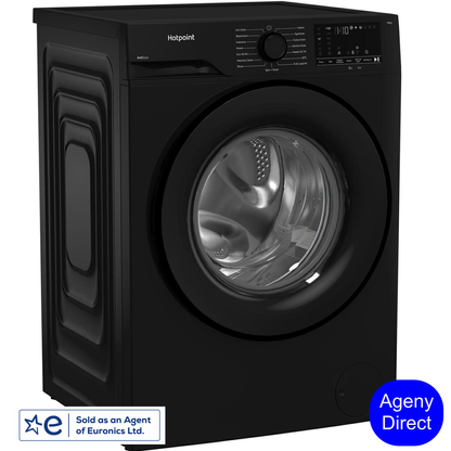 Hotpoint H101BANTISTAINUK Black 10kg 1400rpm Washing Machine