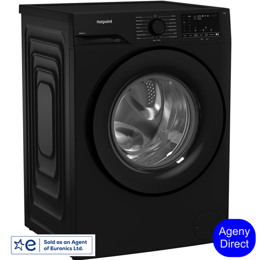 Hotpoint H101BANTISTAINUK Black 10kg 1400rpm Washing Machine