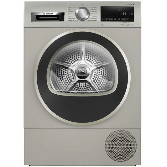 Bosch WQG245S9GB Series 6 9kg Heat Pump Tumble Dryer With Self Cleaning Condenser