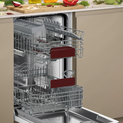 Neff S875HKX32G ( N50 ) Built In 10 Place Setting ( D Rated 8.9 Litres ) Slimline Dishwasher