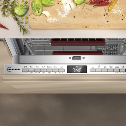 Neff S875HKX32G ( N50 ) Built In 10 Place Setting ( D Rated 8.9 Litres ) Slimline Dishwasher