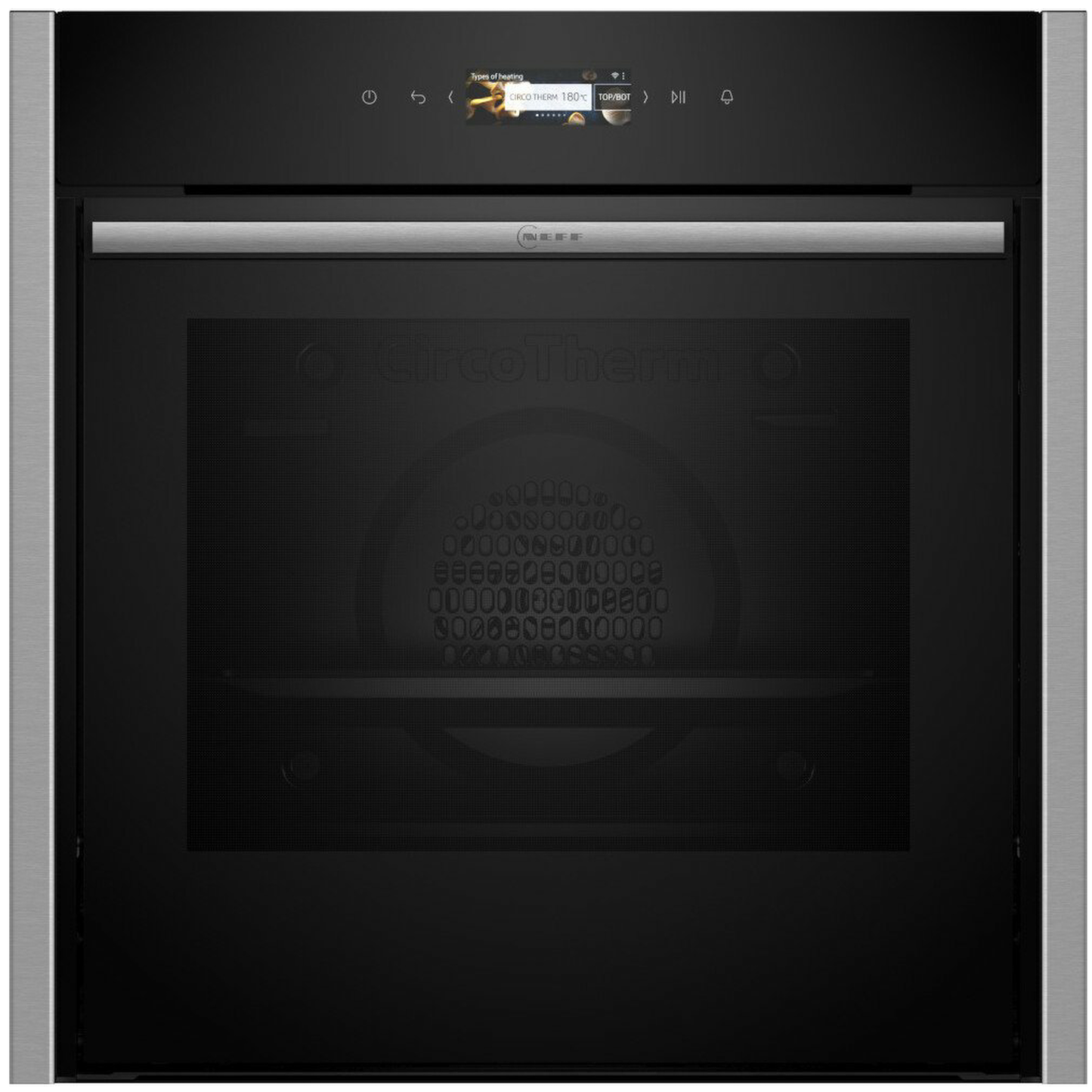 Neff B54CR71N0B N70 Pyrolytic Slide & Hide Built In Single Oven