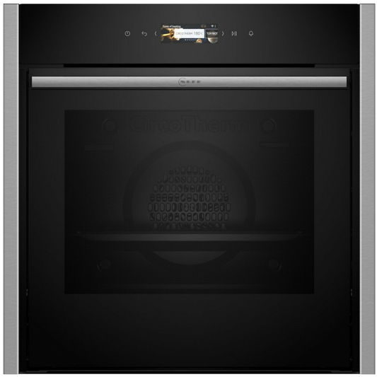 Neff B54CR71N0B N70 Pyrolytic Slide & Hide Built In Single Oven