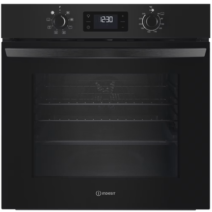 Indesit IQ253BUK Built-In Single Electric Fan Oven