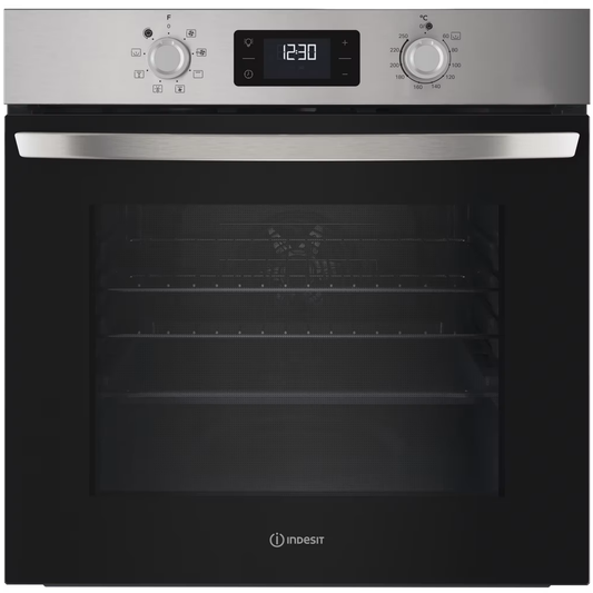 Indesit IQ253XUK Built-In Single Electric Fan Oven