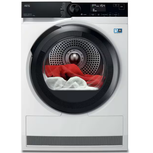 AEG TR848A4B2 8kg 8000 Absolute Care Heat Pump Tumble Dryer