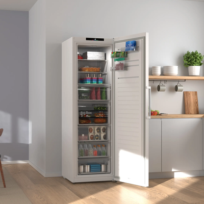 Bosch GSN36VWDGG 60cm Series 4 ( 186.2cm high) Tall Frost Free Freezer Outbuilding Safe