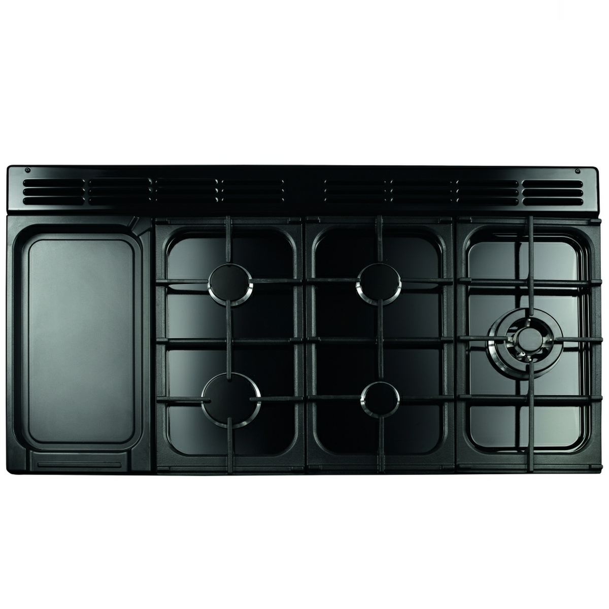 Rangemaster CLDLO110DFPMGR/AB1 Classic Deluxe Mineral Green / Antique Brass Dual Fuel Range Cooker